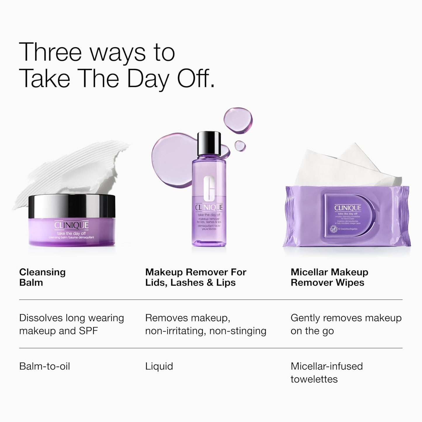 Take the Day off Cleansing Balm Makeup Remover | Dissolves Face + Eye Makeup and Sunscreen | for All Skin Types