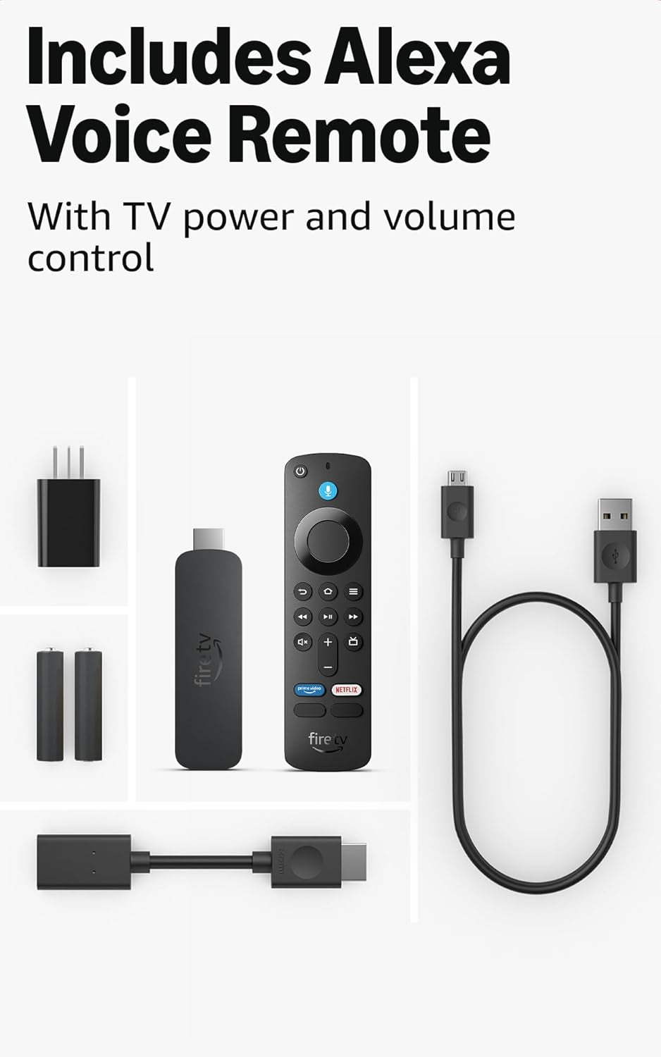Fire TV Stick 4K plus Streaming Device, Supports Wi-Fi 6, Dolby Vision/Atmos, HDR10+, Find TV Programmes Faster with Alexa+