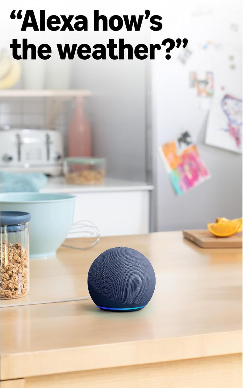 Echo Dot (Newest Gen) | Bluetooth Smart Speaker with Big Vibrant Sound and Wi-Fi | Deep Sea Blue, with Alexa+ Early Access