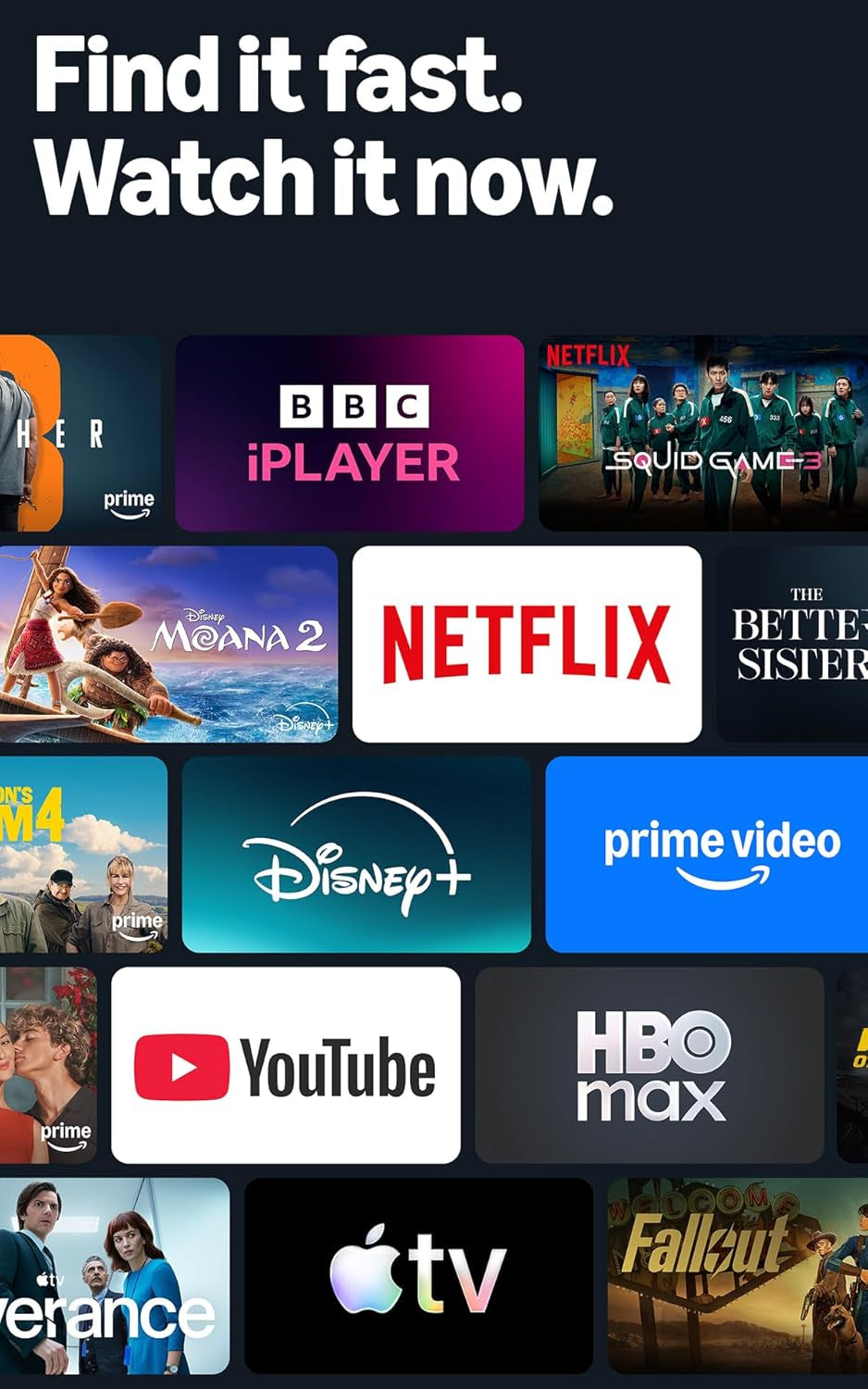 Fire TV Stick 4K plus Streaming Device, Supports Wi-Fi 6, Dolby Vision/Atmos, HDR10+, Find TV Programmes Faster with Alexa+
