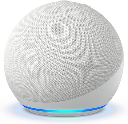 Echo Dot (Newest Gen) | Bluetooth Smart Speaker with Big Vibrant Sound and Wi-Fi | Glacier White, with Alexa+ Early Access