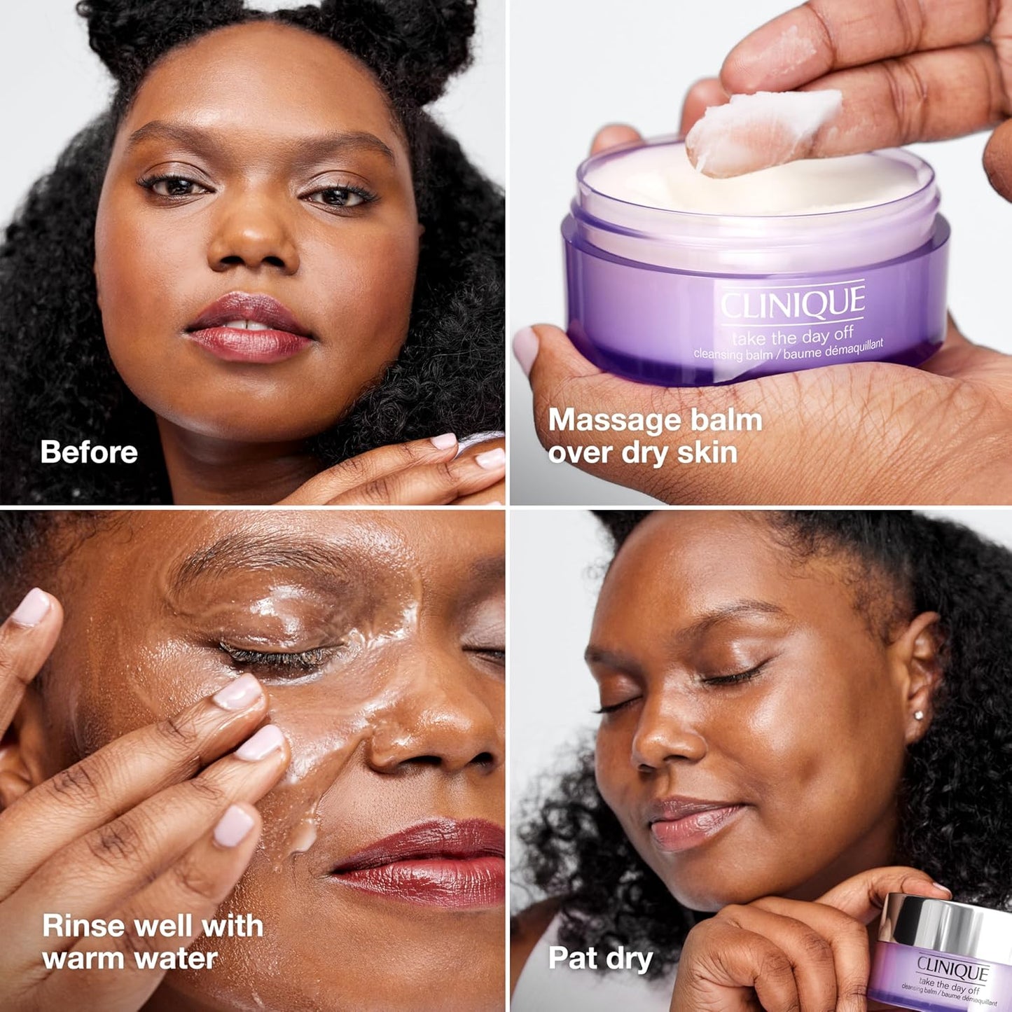 Take the Day off Cleansing Balm Makeup Remover | Dissolves Face + Eye Makeup and Sunscreen | for All Skin Types