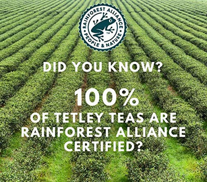 British Blend Premium Decaf Black Tea, Decaffeinated Tea, 40 Teabags (Pack of 6), Rainforest Alliance Certified