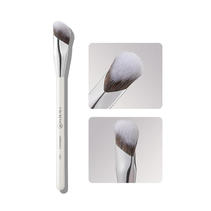 Concealer Brush, Angled under Eye Makeup Small Foundation Precision Face Blending Brush (193 Concealer Brush), 1Pc